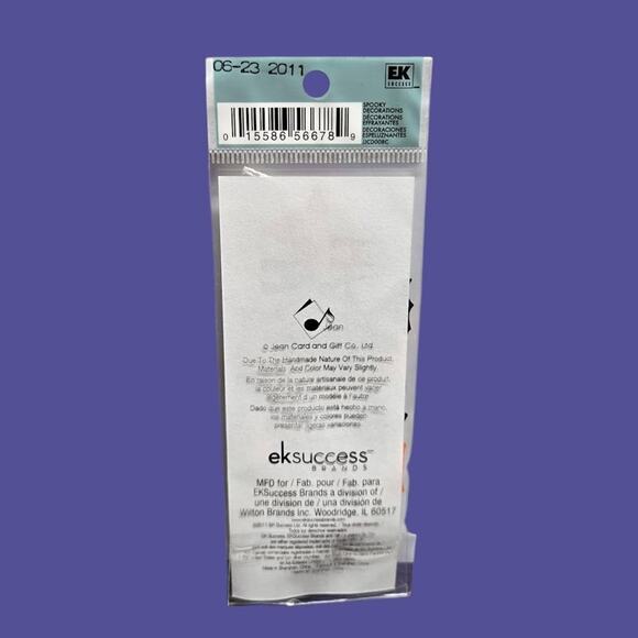 Halloween Stickers: Jolee's Pumpkins Spooky Decoration Confetti Orange Alphabet - Picture 6 of 11